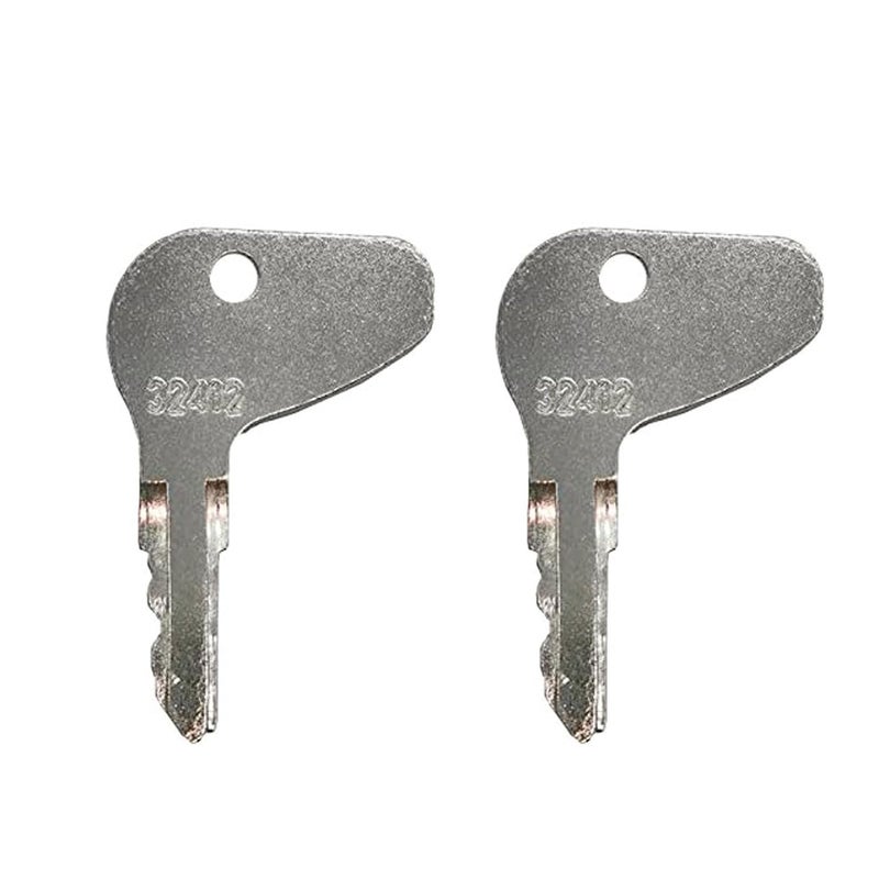 Femory 2 PCS Ignition Keys Replacement for Kubota L, G & M Series Tractor H32412, 35260-31852, 32412 - Image 2